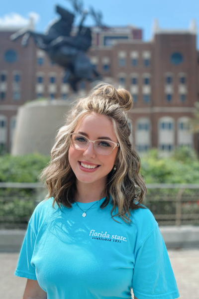 Mia Bennett, ’23, graduate student in the corporate and public